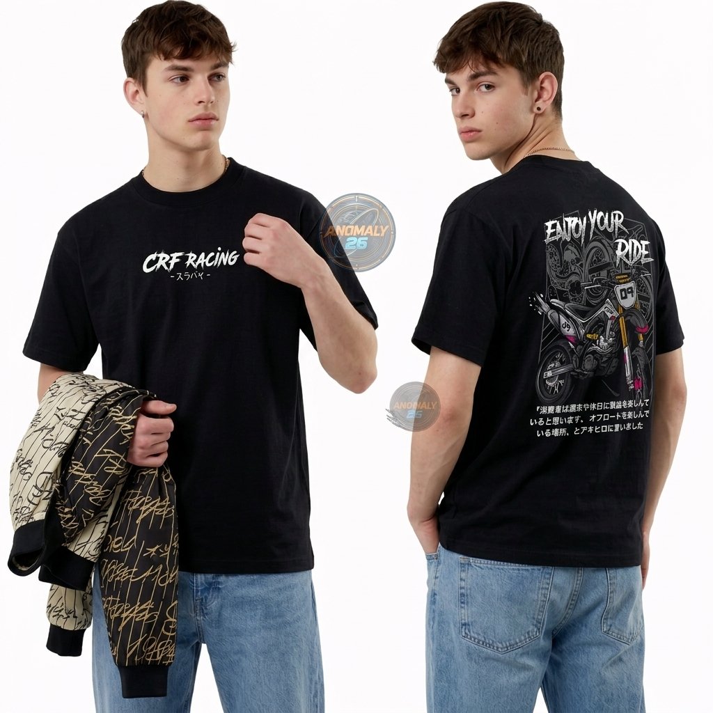 Kaos Motor CRF Style // Kaos CRF // Baju CRF // CRF RACING