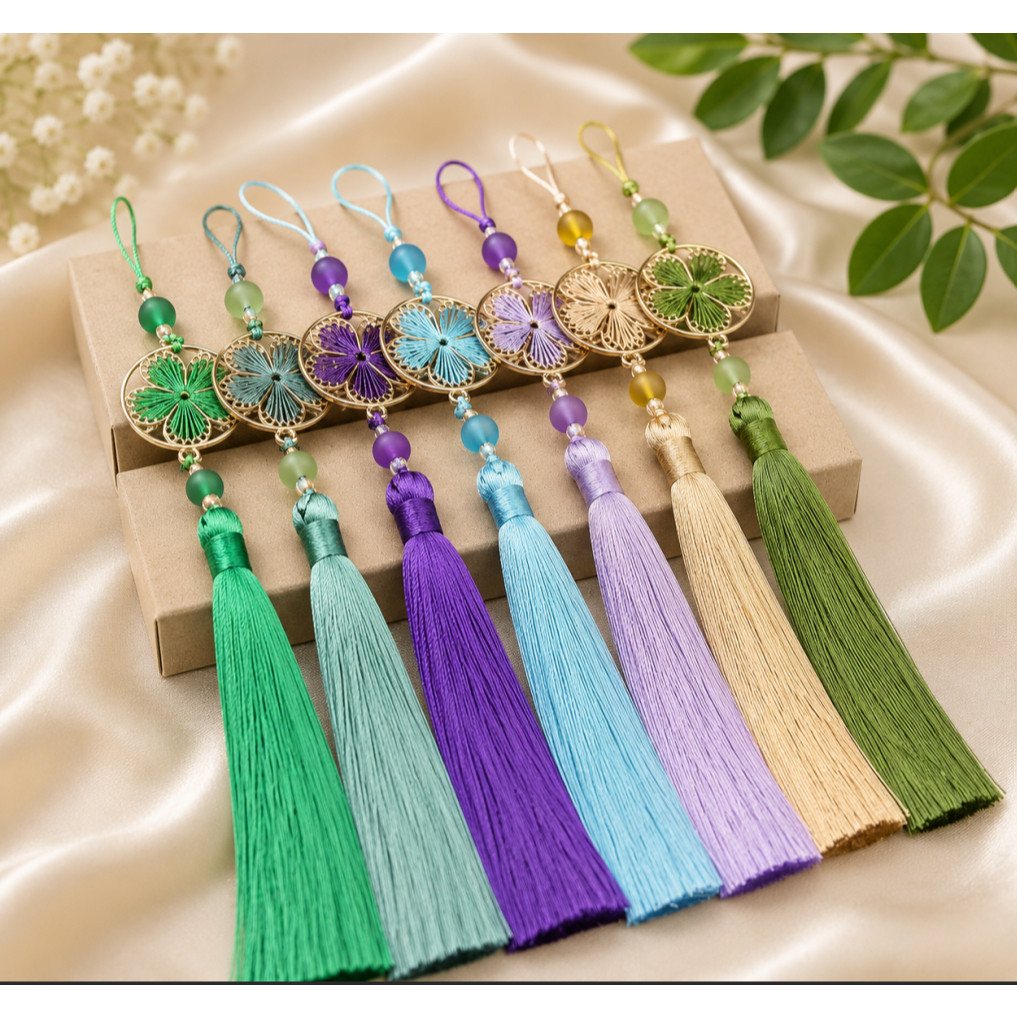 Tassel Rumbai Plat Gantungan Premium Lembut Tassel Rumbai Tassel Premium