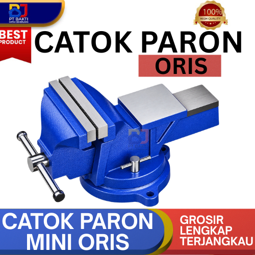 Aldo Catok Paron Mini / Ragum Klem / Catok Duduk Besi / Catok Paron