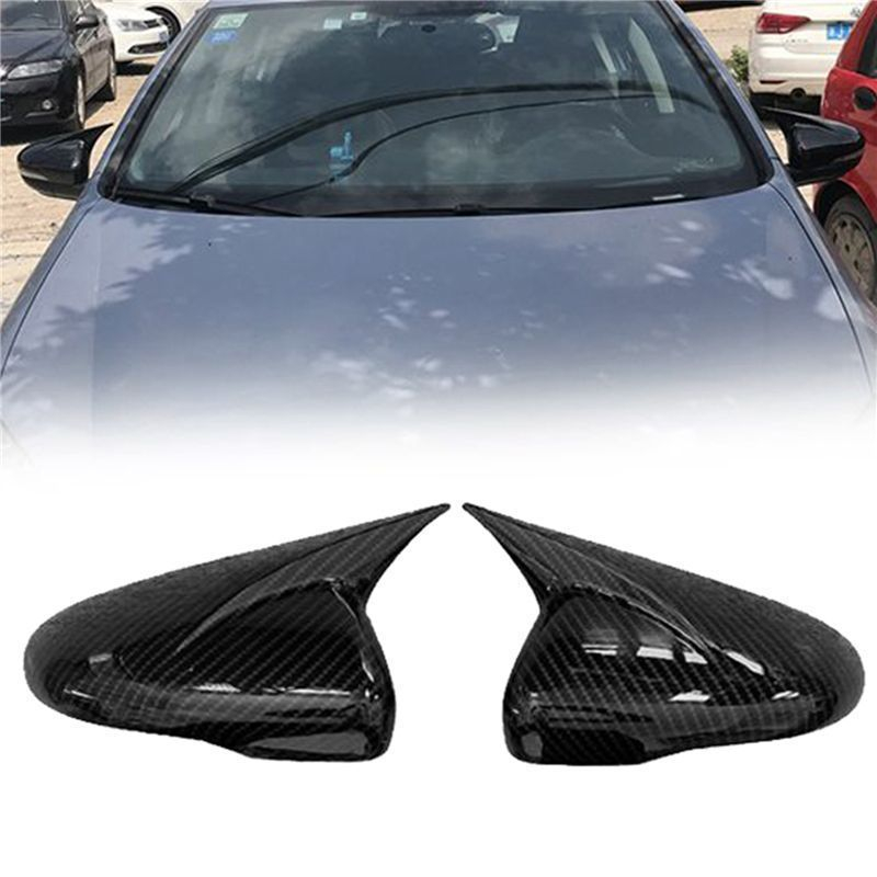 Car Styling Rearview Mirror Cover Trim For-VW Golf 6 MK6 R VI 2009-2013 Side Wing Ox Horn Rearview M
