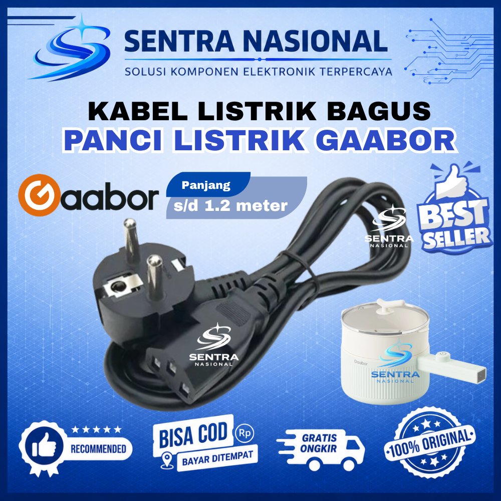 KABEL LISTRIK  GAABOR HIGH QUALITY ANTI KORSLET | COK KABEL PANCI PORTABLE GAABOR | PANCI LISTRIK GA