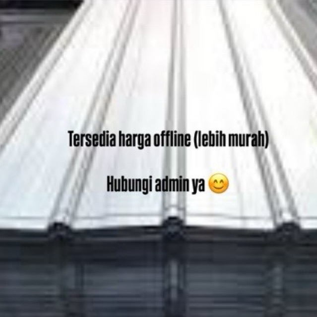 Spandek / Spandeck Atap 0.35 mm Standar Berbagai Ukuran Panjang