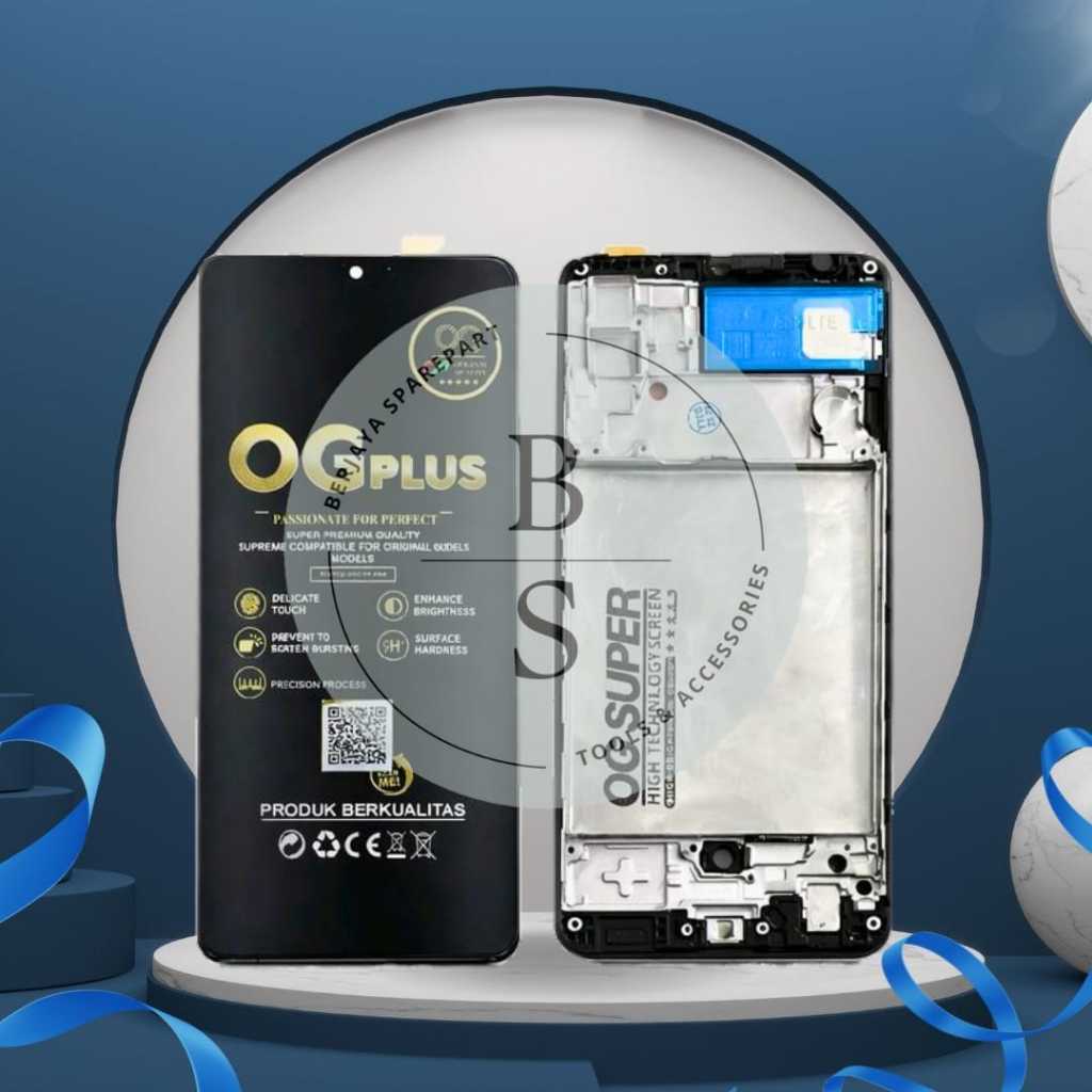 LCD TOUCHSCREEN +FRAME SAMSUNG M32 4G / M325 LCD FULLSET