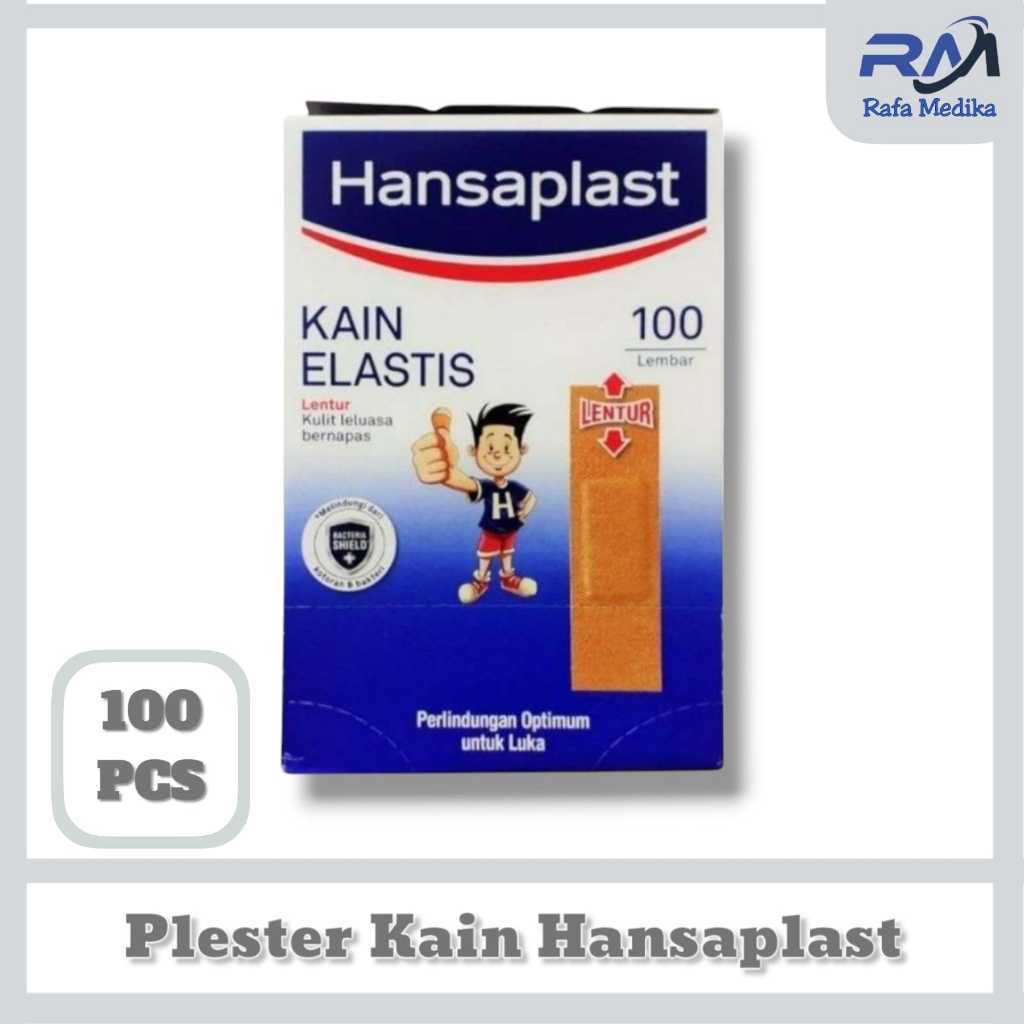 Plester Hansaplast Kain Elastis 100 Lembar  Plester Hansaplast 100 Lembar