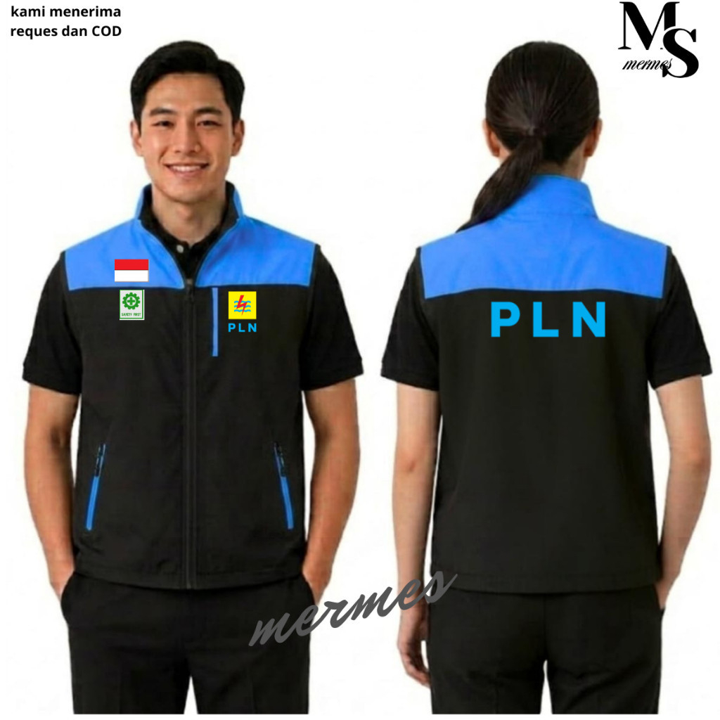 Rompi PLN Rompi safety Rompi kerja PLN seragam kerja PLN vest PLN Rompi kerja safety Rompi pegawai P