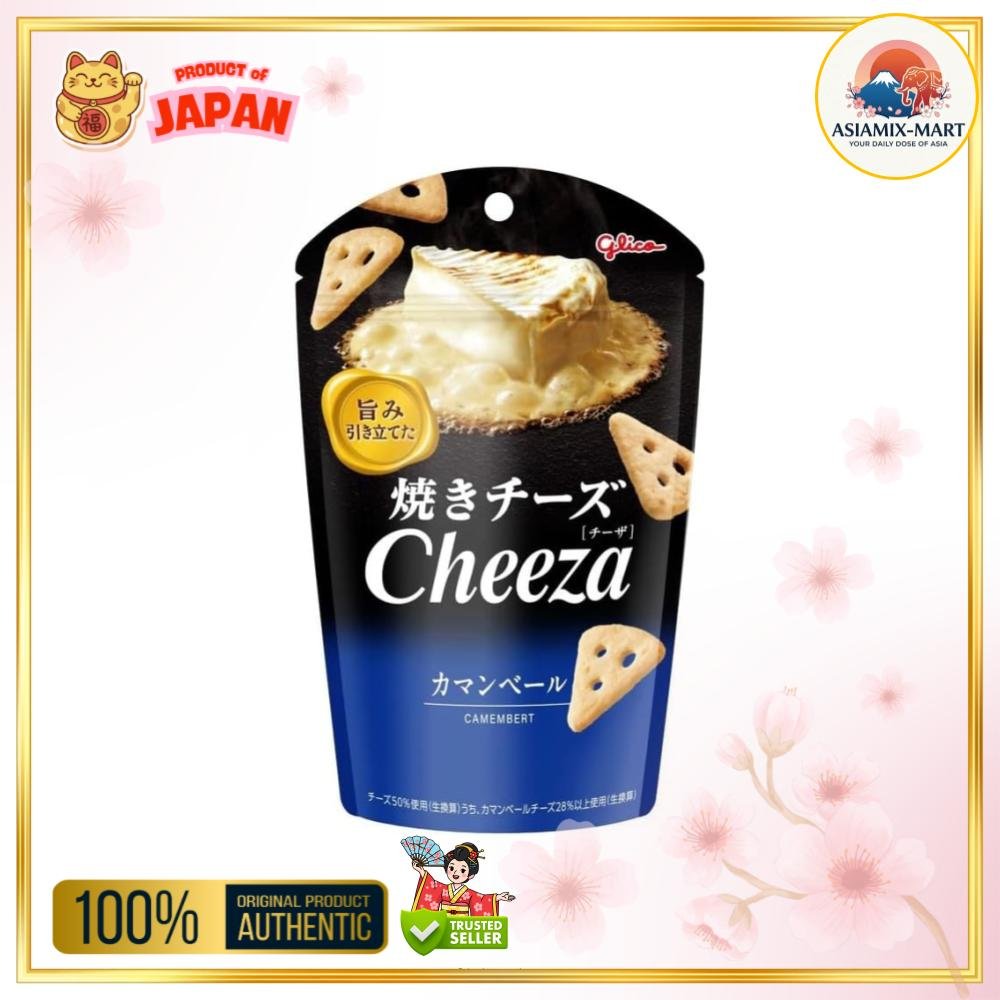 READY STOCK GLICO Cheeza Cheese Biscuit Camembert Cheeza Crackers Biskuit Original Jepang BESTSELLER