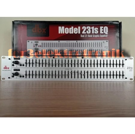 Equalizer EQ DBX 231S / 231 S - silver edition - stereo 2 x 31 band