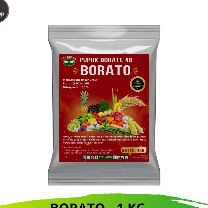 Borate Borato 1 Kg Borate Mahkota 1 Kg Pupuk Borat Borate Terlaris