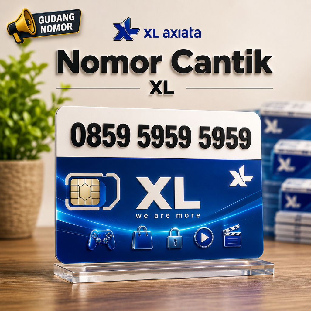 No Cantik XL 12 Digit Seri 5959595959 Nomer Cantik XL 12 Digit Kartu Perdana Nomer Cantik XL 12 Digi
