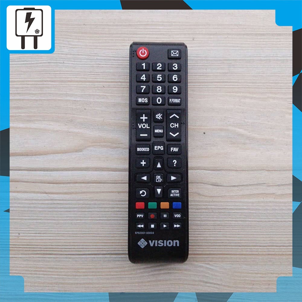 Remote BOX Dekoder MNC Vision Indovision Original Controller TV STB Receiver Decoder Parabola
