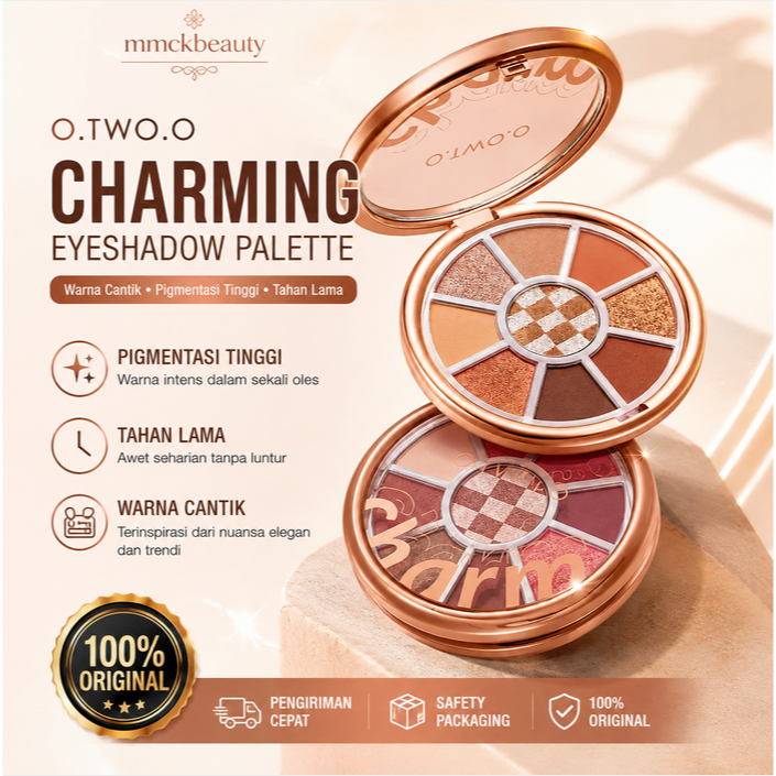 OTWOO Love Mark Eyeshadow Palette High Pigment Waterproof Long-Lasting
