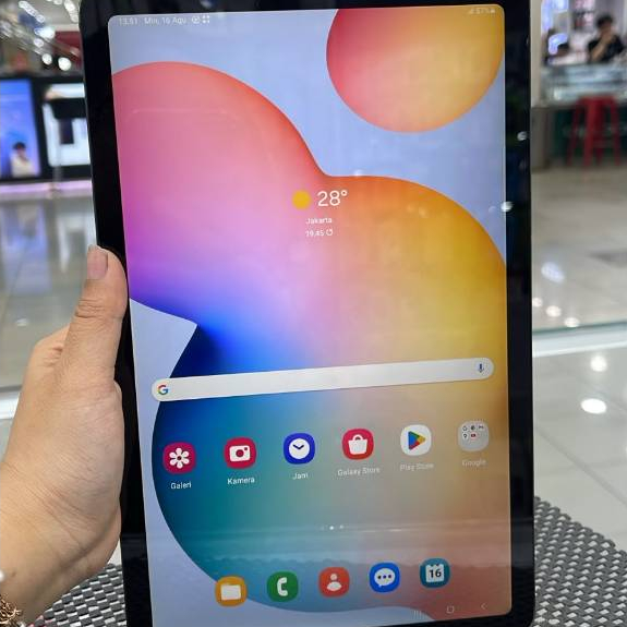 SAMSUNG GALAXY TAB S6 LITE SM-P615 CELL SELULER 4/128GB SECOND SEKEN BEKAS