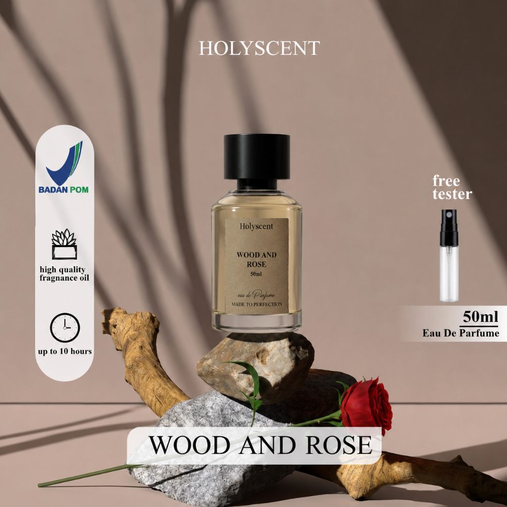 Holyscent Wood And Rose Eau De Parfum Chloe Inspired by HOLYSCENT size 50ml Parfum Unisex Inspired S