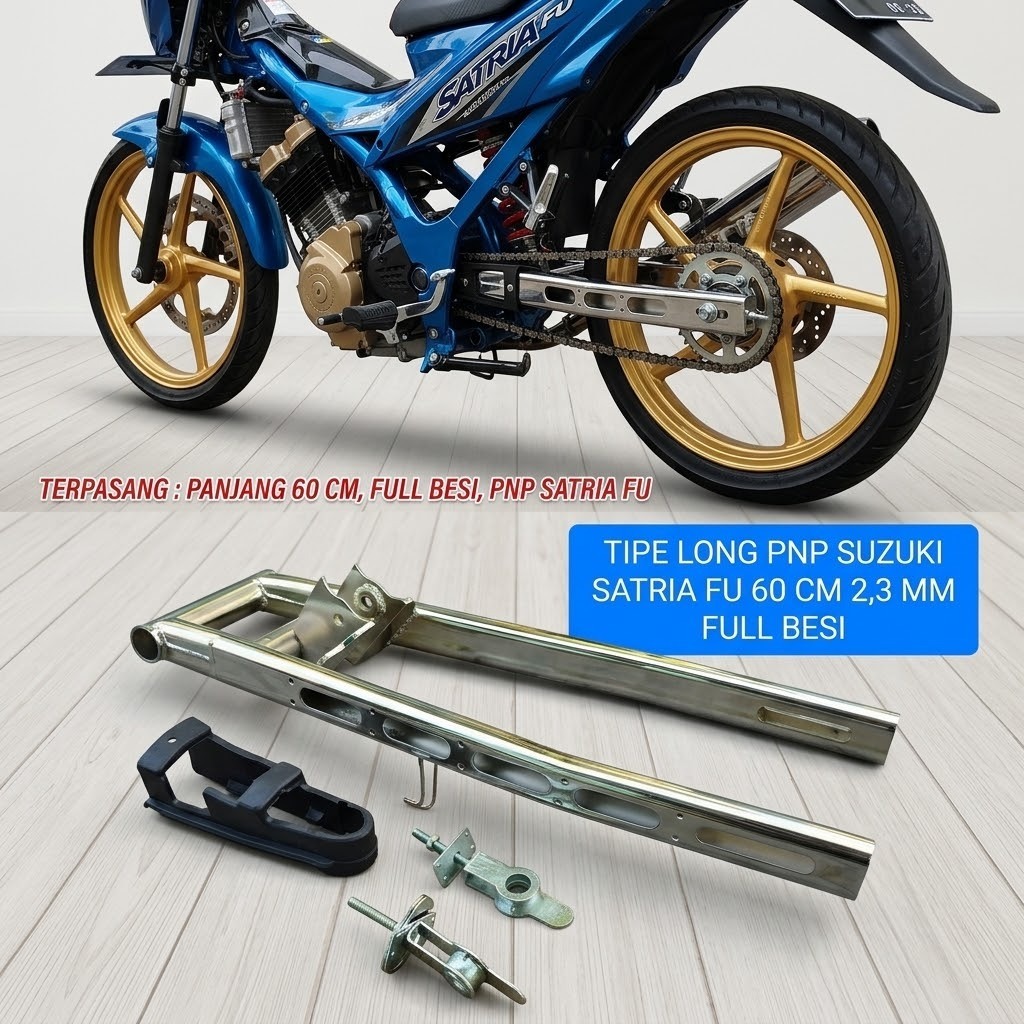 ARM LONG SATRIA FU RACING /SWING ARM SUZUKI SATRIA FU /SUPIT FU /LENGAN AYUN F