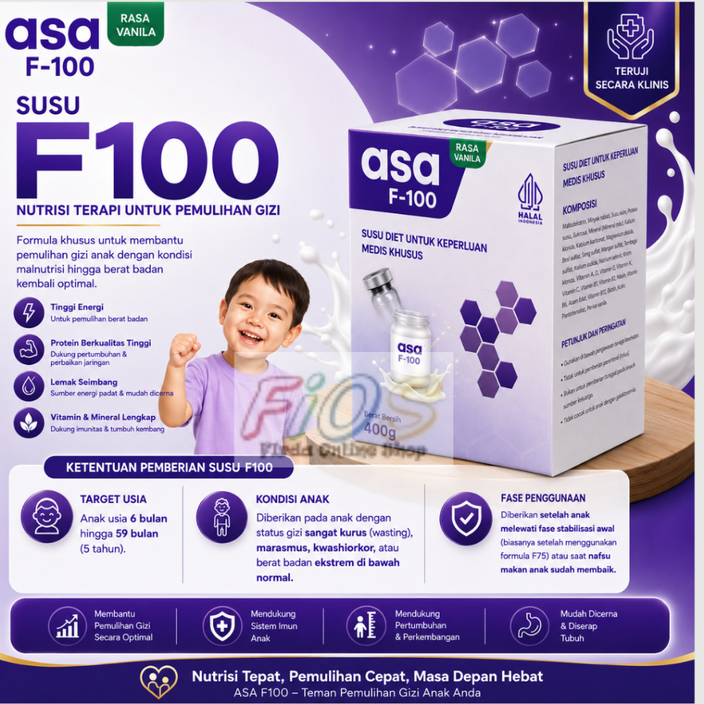 Nutrisi Gizi Buruk ASA F100