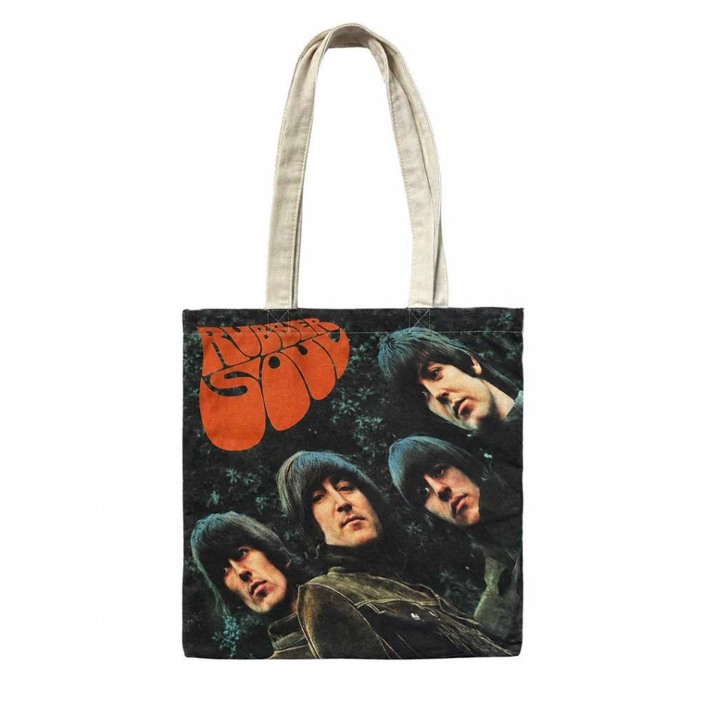 The Beatles - Rubber Soul White Tote Bag