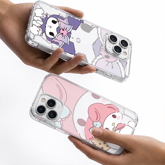 Case Hp Motif Kuromi's Untuk Itel City 200 100 Power 70 A100C A95 A90 RS4 A49 A80 P65 P55 5G P40 P36