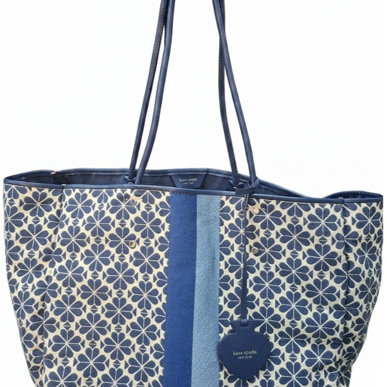 KS flower jacquard large everything tote