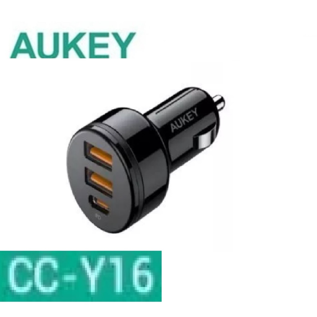 AUKEY Car Charger Expedition Duo Series USB + Type C PD
