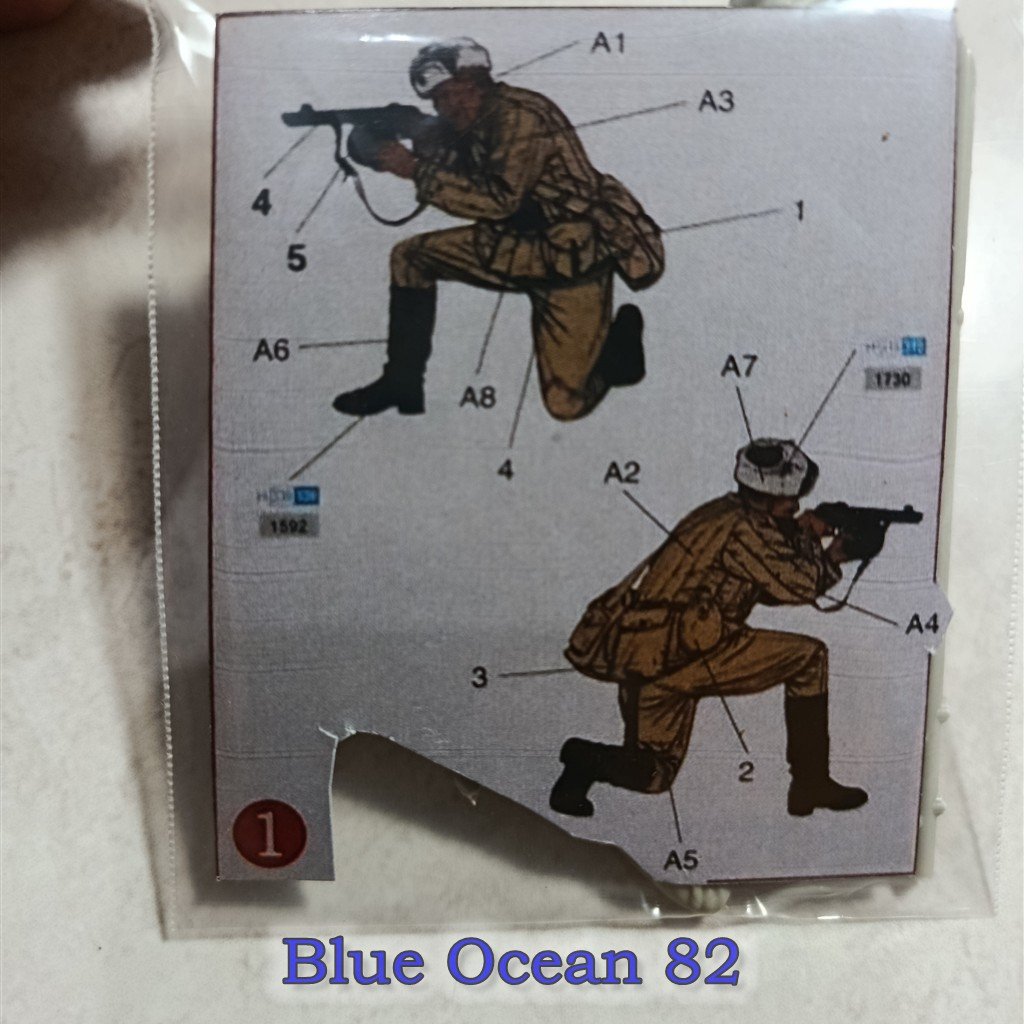 Retail Model kit Dragon 1/35 - Soviet Motor Rifle Troops - Berlin 1945 - Model Kit 1:35 jual per fig