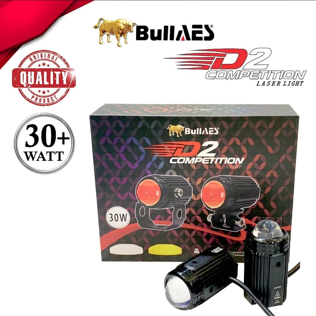 Lampu Tembak Lampu Sorot D2 Laser Competition 30 Watt BULLAES