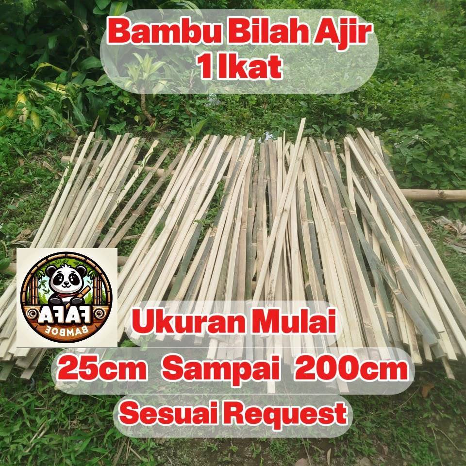 Bambu Bilah Ajir Turus Serbaguna Panjang Mulai 25cm Sampai 200cm