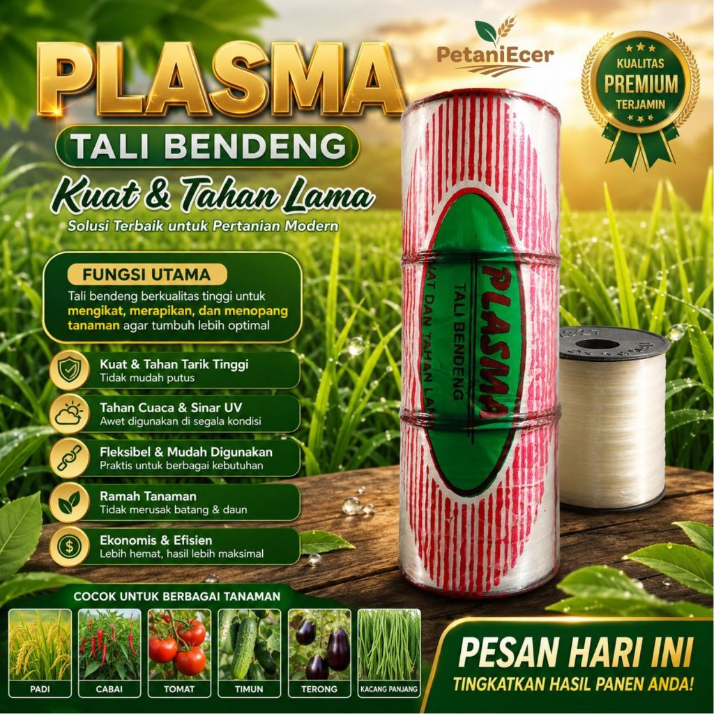 Tali Gawer/Tali Pertanian  Satu slop Isi 3 Pcs