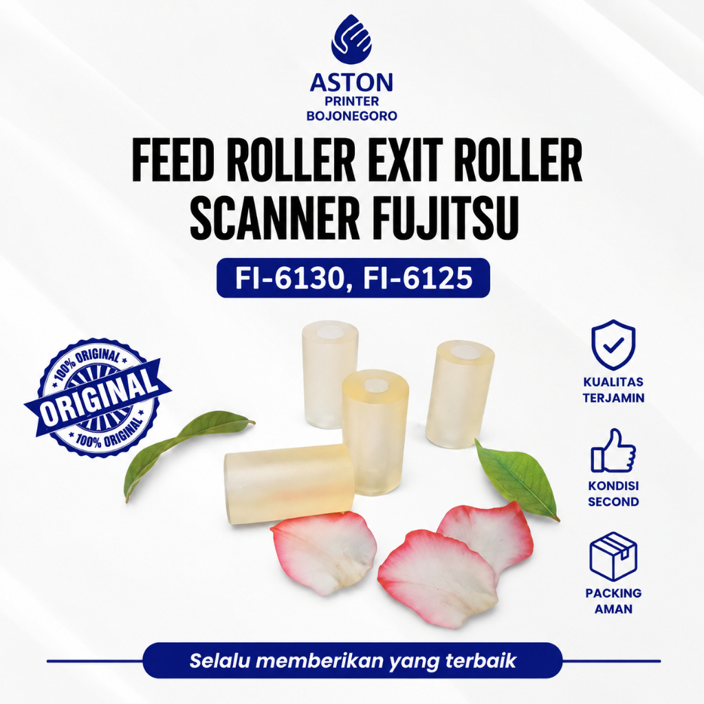 Feed roller exit roller scanner fujitsu FI-6130, FI-6125