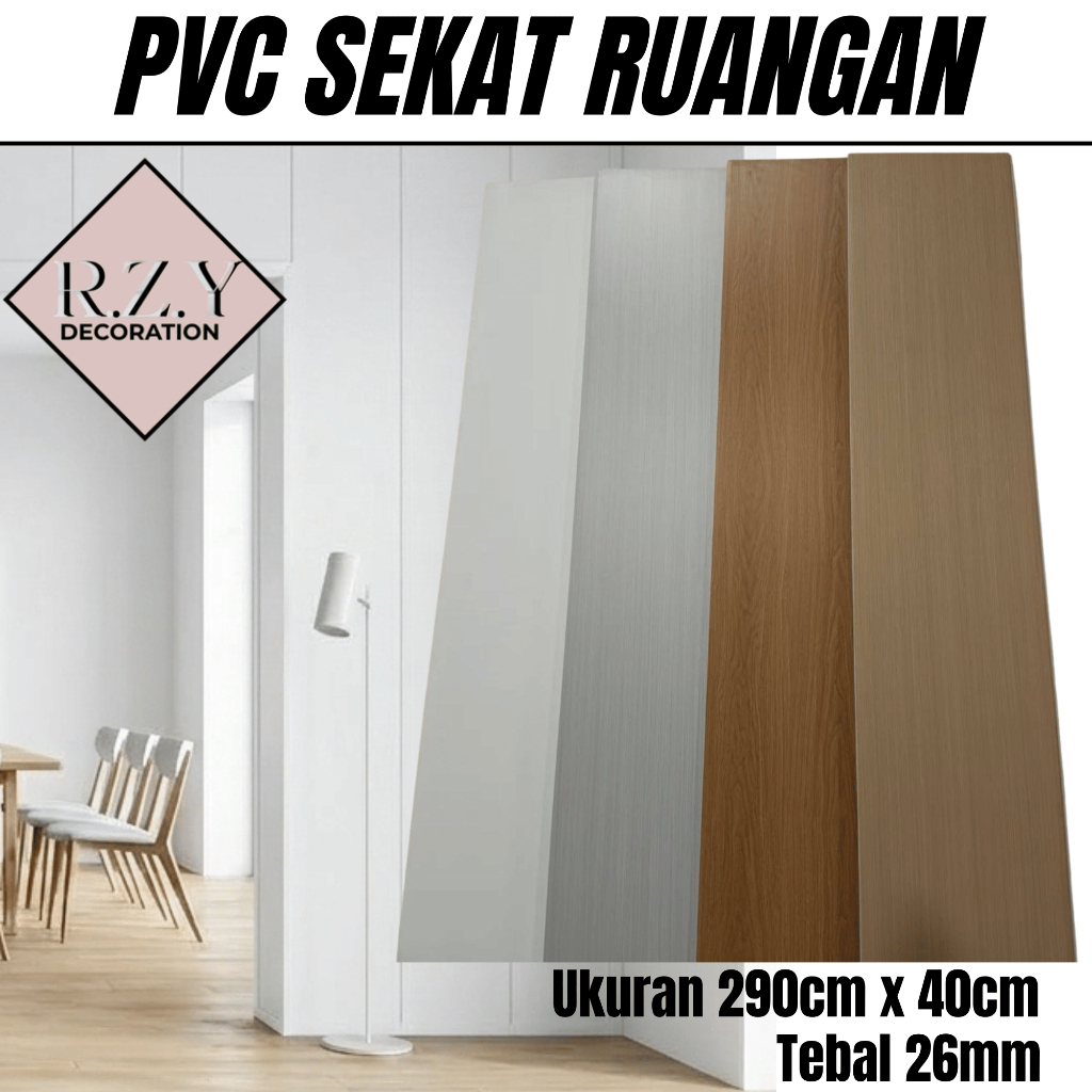 PVC Sekat ruangan 290 x 40cm Partisi Pembatas Ruangan Partisi Ruangan PVC Penyekat Kamar Praktis