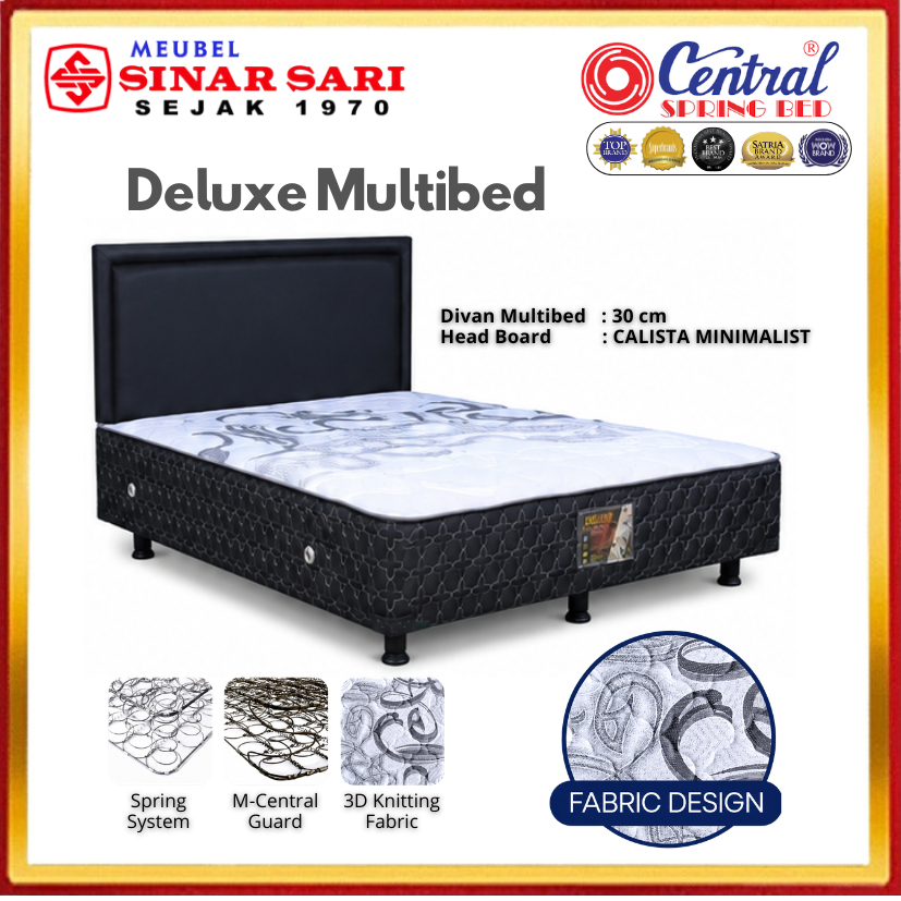 Kasur Central Springbed Multibed Deluxe 100x200 120x200 Mattress Only Kasur Spring Bed Original