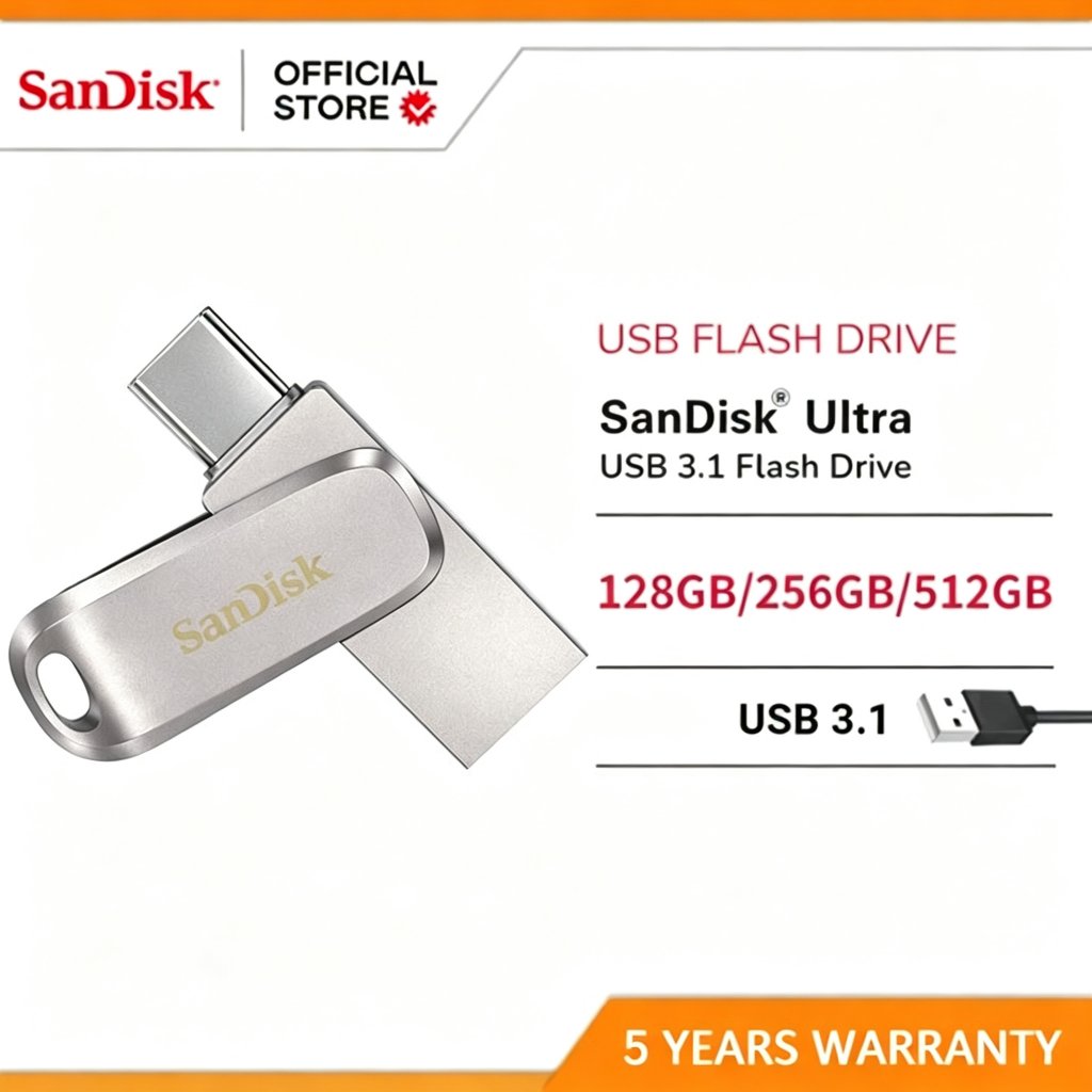 SanDisk OTG 128GB 25GGB 512GB Ultra Dual Drive Luxe USB Type-C ~ Sandisk OTG USB Flash Drive
