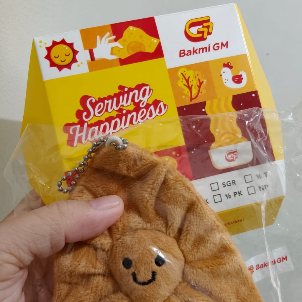 Gantungan Plushie Pangsit Goreng Bakmi GM