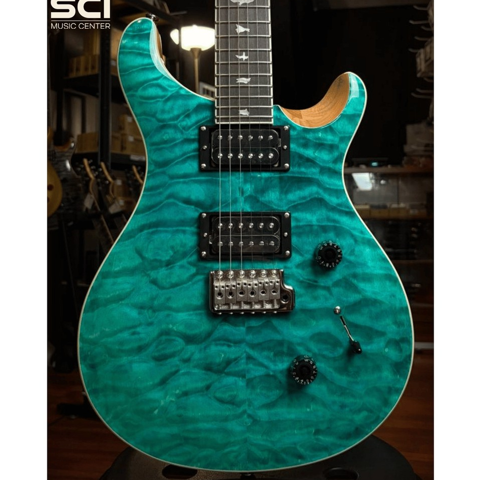 PRS SE Custom 24 Quilt Turquoise