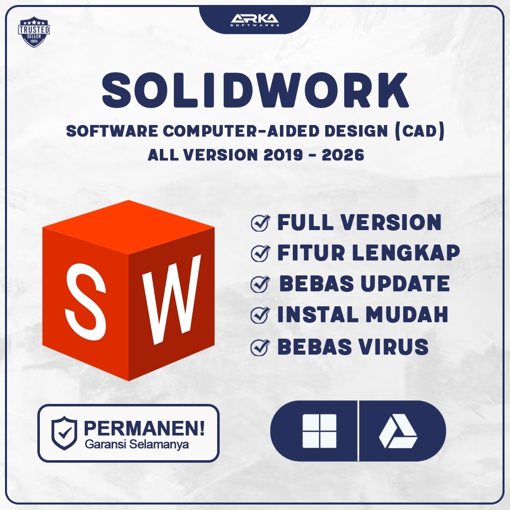 SolidWorks 2026 - 2019 Full Version Original Lifetime + Panduan Instalasi (WIN)