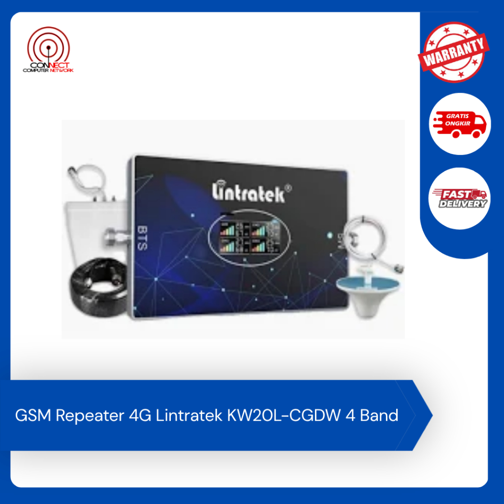 GSM Repeater 4G Lintratek KW20L-CGDW 4 Band