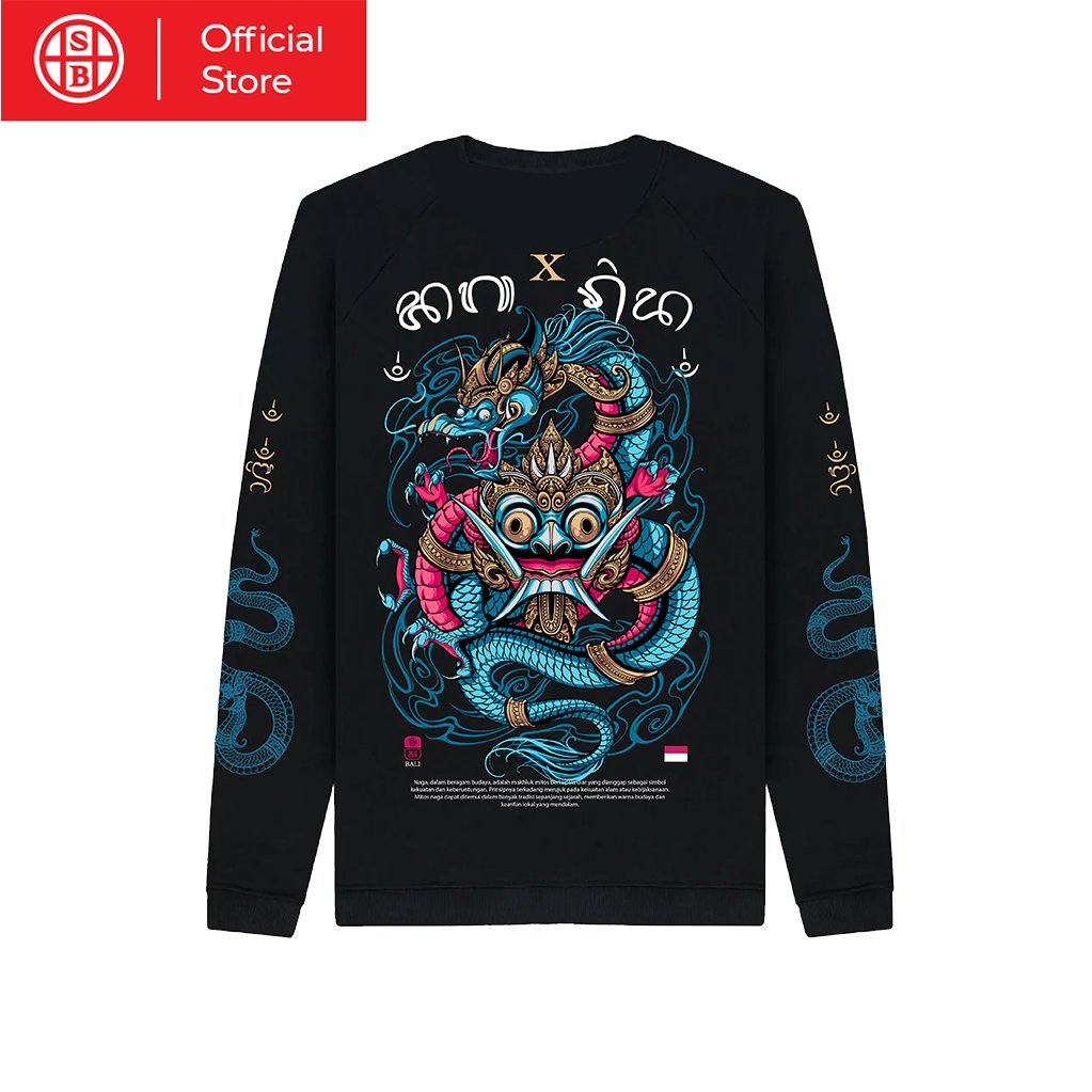 RANGDA × NAGA — Kaos Bali Nusantara Unisex | SENIMAN BOCAH