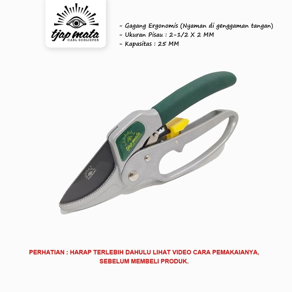 TJAP MATA / CAP MATA Gunting Dahan Model Ratchet JLS 8001