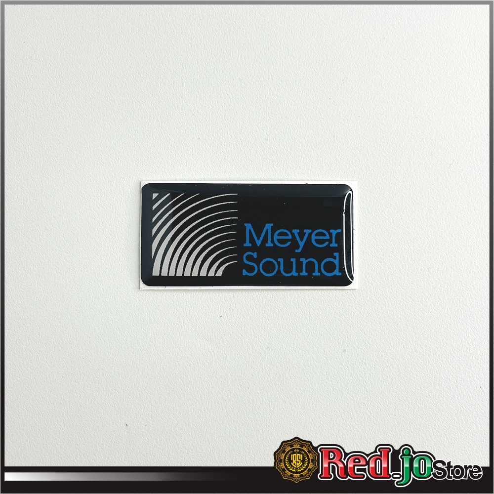 Stiker Emblem Meyer Sound Untuk Miniatur Sound Stiker Logo Lentur 3D