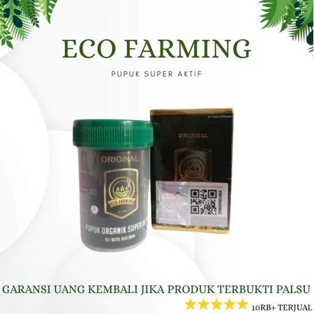 ECO FARMING ORIGINAL - ECO FARMING PREMIUM - PUPUK ECO FAEMING - PUPUK ORGANIK