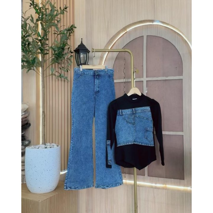 Ella Trendy Set Denim Renata Style