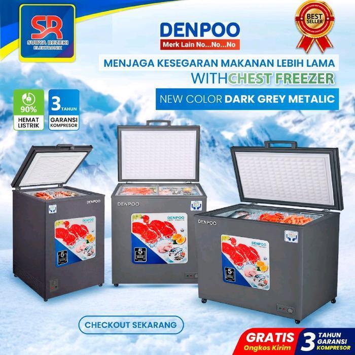 Denpoo Chest Freezer Box - SCF-268 SCF 268 268FL SCF268CG 212LITER