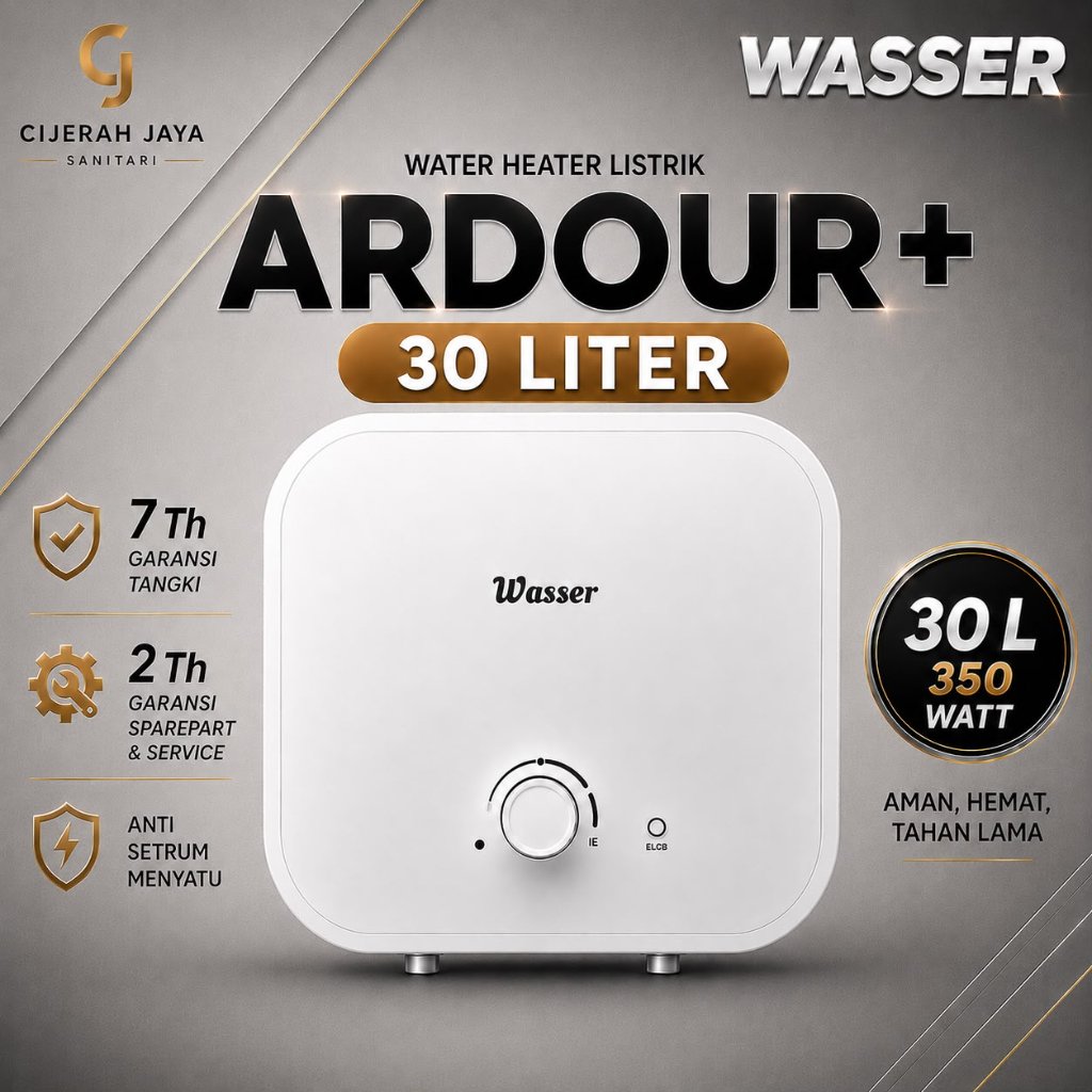 WATER HEATER LISTRIK 10/15/30 LITER PEMANAS AIR LISTRIK LOW WATT GARANSI RESMI PABRIK