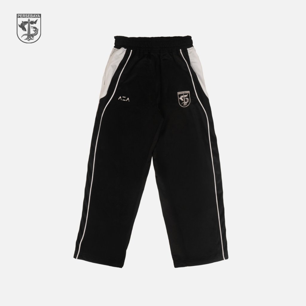 Celana Trackpants Persebaya Retro - Black | Persebaya Store