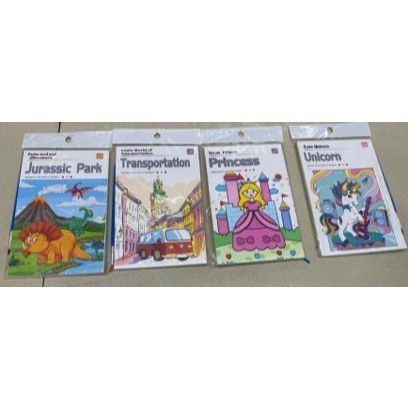 WATERCOLOR COLORING BOOK ( buku warna )