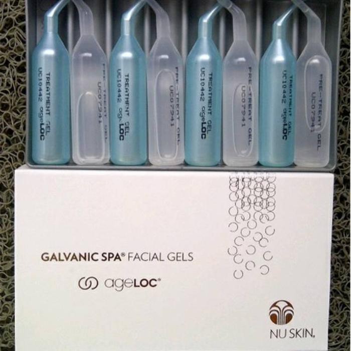 ageL0C Galvanic Spa Facial Gels 11ml x 4 Pasang (1 Box) Serum Gel Wajah untuk Galvanic Spa Exp 05/20