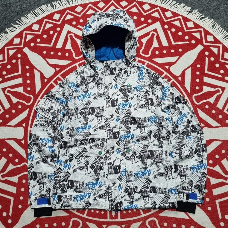 Snowboard jacket paul zenith gorpcore fullprint