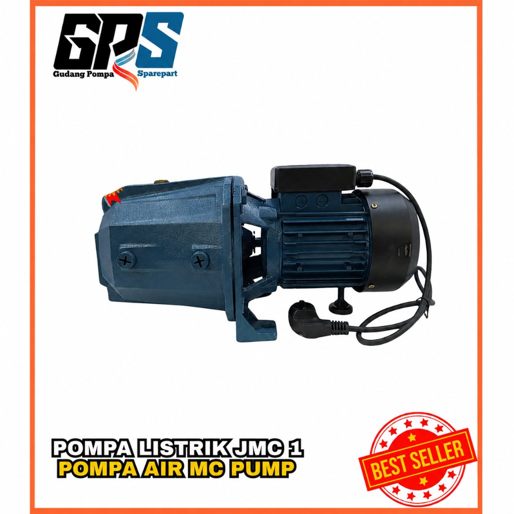 [POMPA AIR] POMPA AIR SUMUR DALAM SEMI JETPUMP NASIONAL MC PUMPS JMC-1