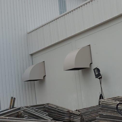 Rain hood 90 / End Ducting 90 derajat - Ducting Galvanis BJLS