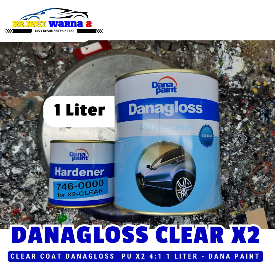 Clear Coat DANAGLOSS PU X2 4:1 (1Liter)-Dana Paint