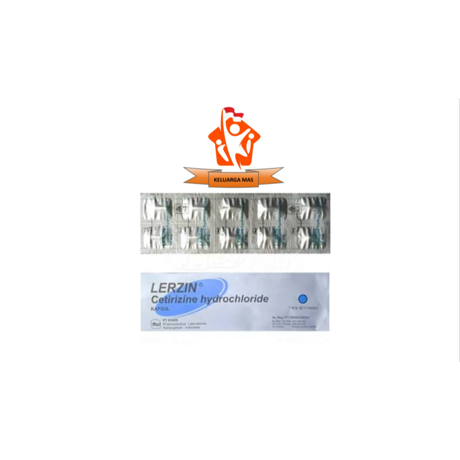 Lerzin Tablet 1 Strip 10 Kapsul